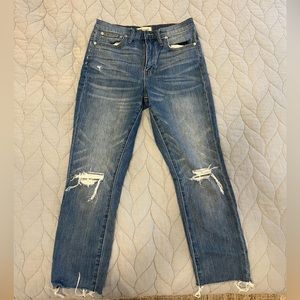 Madewell High Rise Slim Boyjean size 27